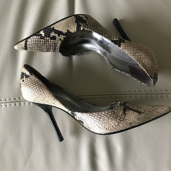 Guess Shoes - GUESS Snake Print Heels